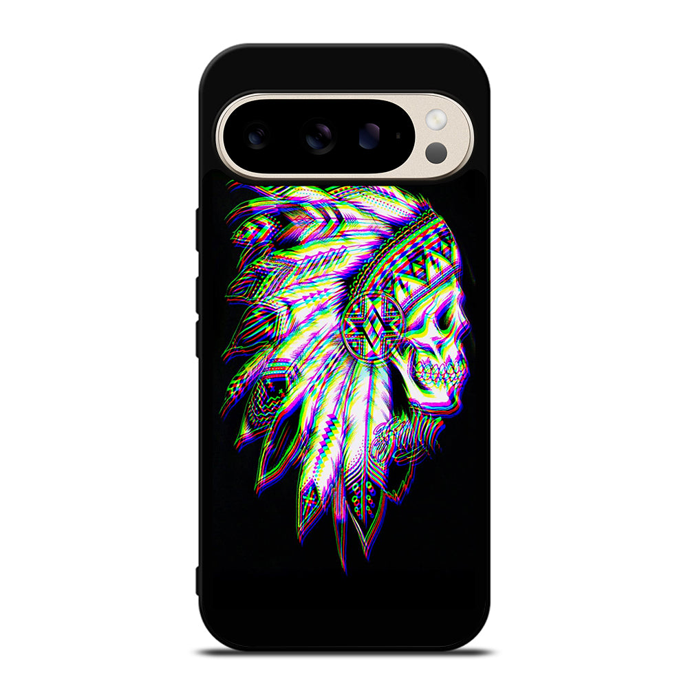 INDIAN FEATHER SKULL LOGO Google Pixel 9 Pro Case Cover