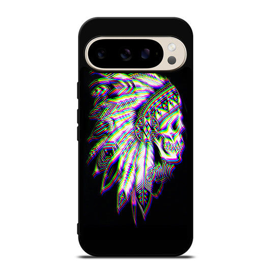 INDIAN FEATHER SKULL LOGO Google Pixel 9 Pro Case Cover
