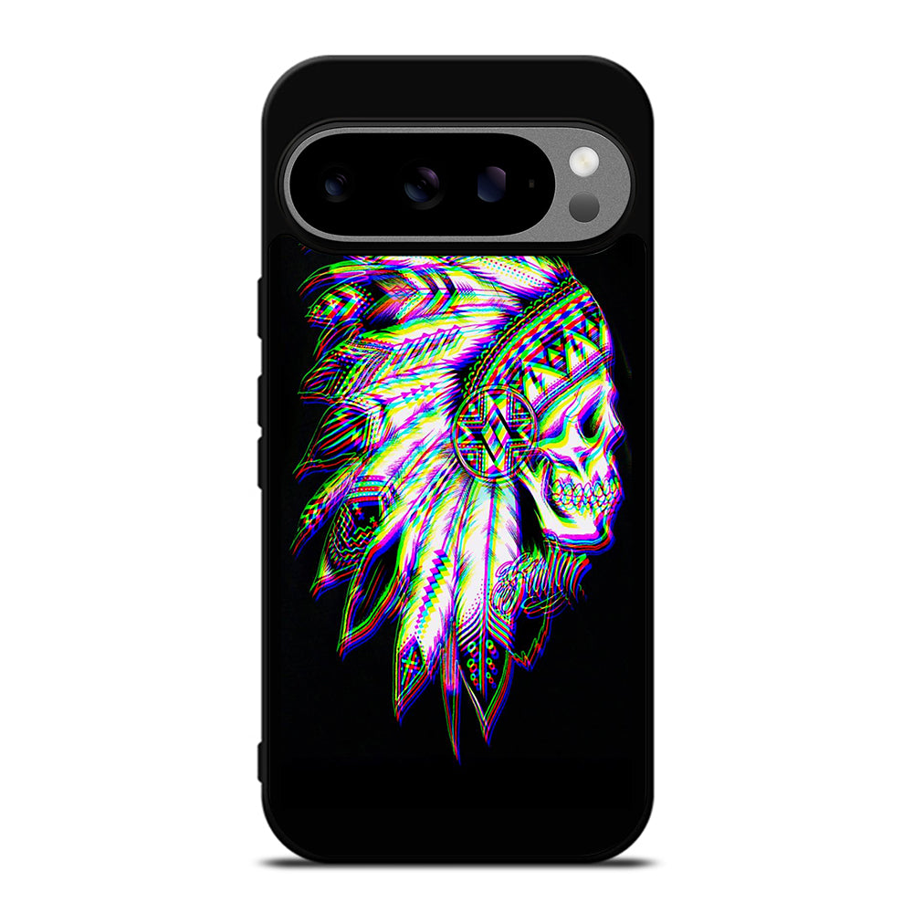 INDIAN FEATHER SKULL LOGO Google Pixel 9 Pro XL Case Cover