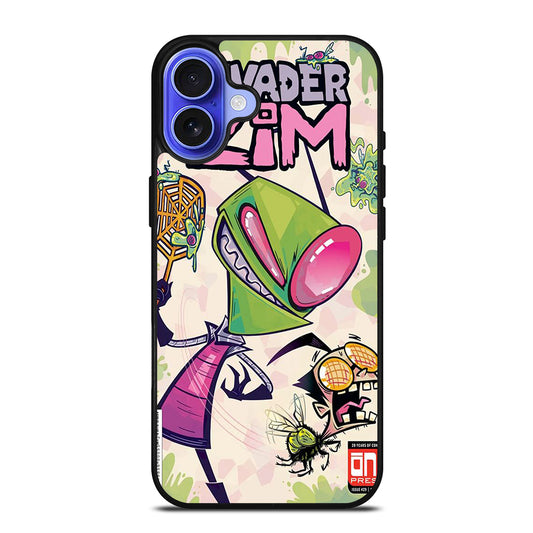 INVADER ZIM ALIEN CARTOONM 5 iPhone 16 Case Cover