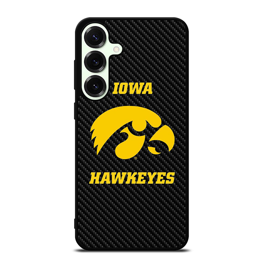 IOWA HAWKEYES CARBON LOGO Samsung Galaxy S25 Plus Case Cover