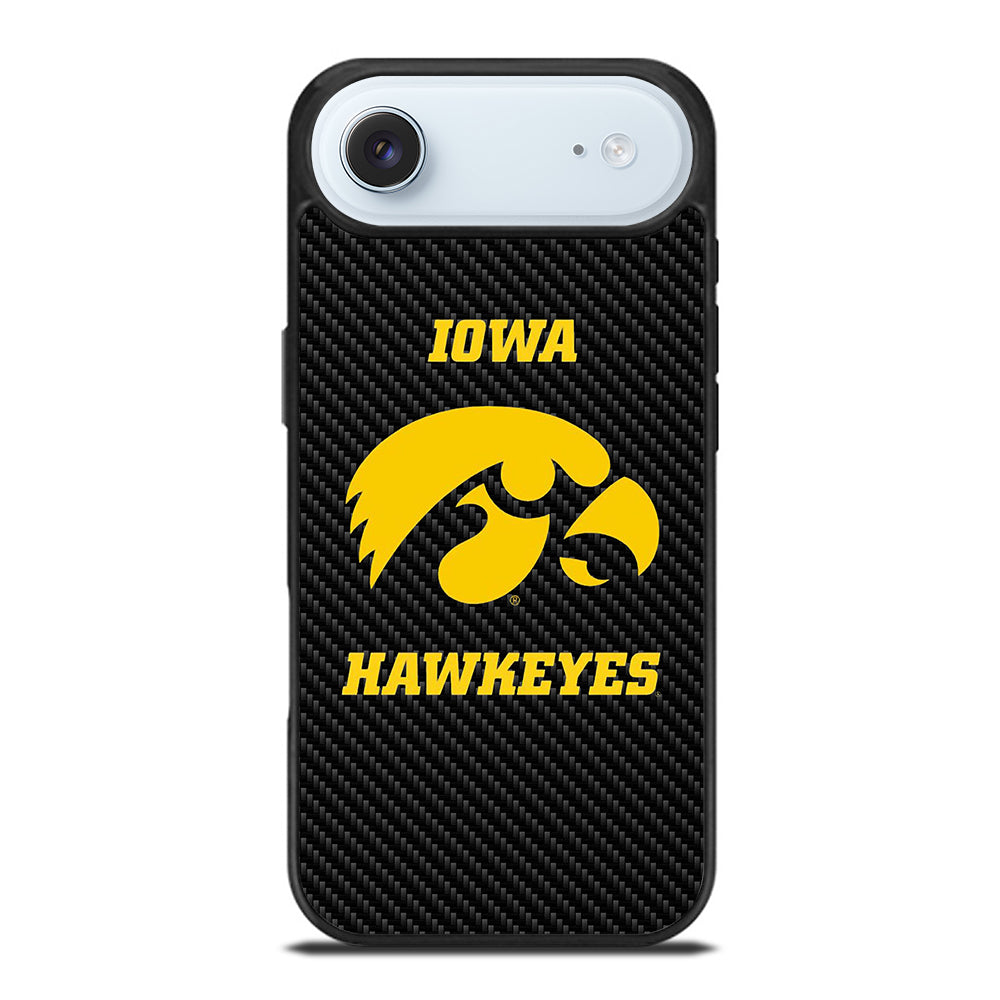 IOWA HAWKEYES CARBON LOGO iPhone Air Case Cover