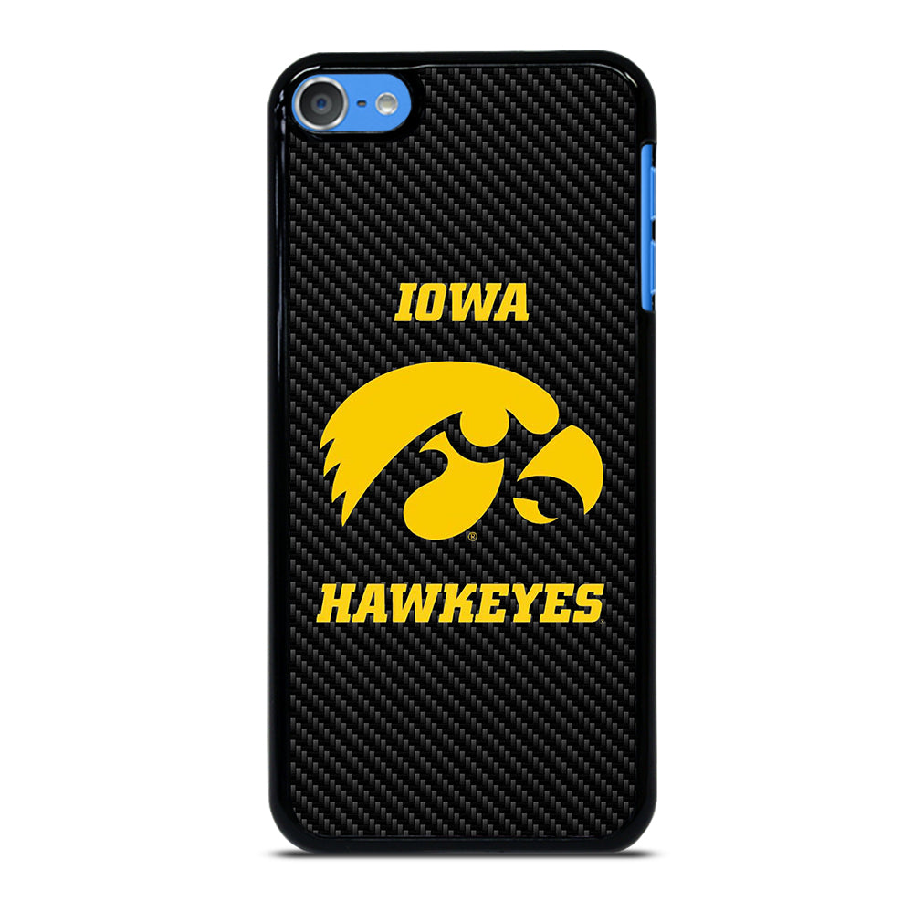 IOWA HAWKEYES CARBON LOGO iPod Touch 7 Case Cover