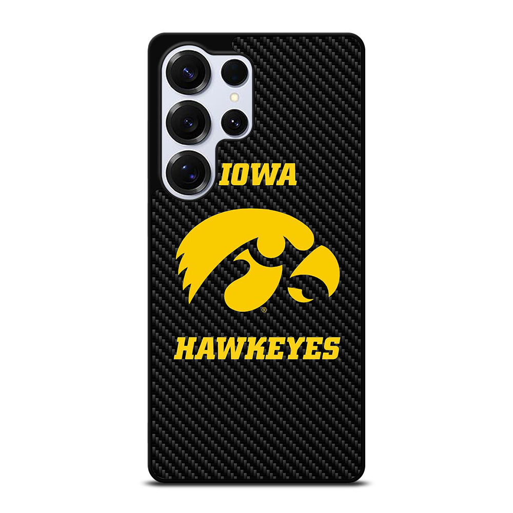 IOWA HAWKEYES CARBON LOGO Samsung Galaxy S25 Ultra Case Cover