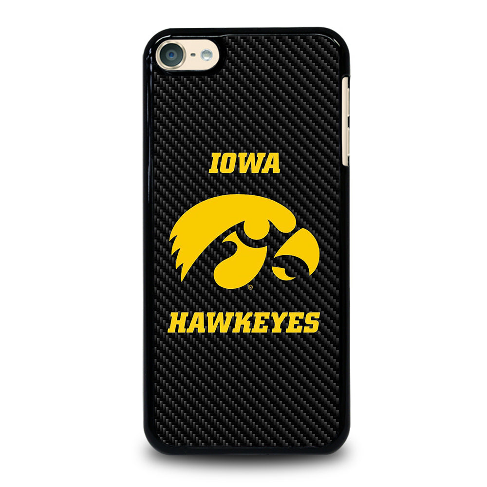 IOWA HAWKEYES CARBON LOGO iPod Touch 6 Case Cover