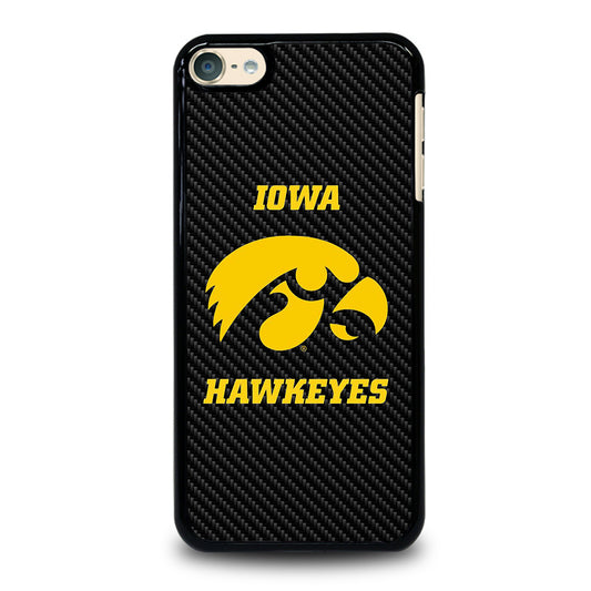 IOWA HAWKEYES CARBON LOGO iPod Touch 6 Case Cover