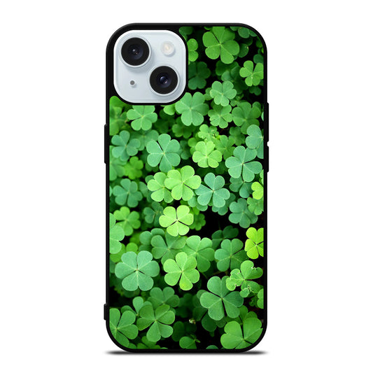 IRISH SHAMROCK CLOVER FLOWER 1 iPhone 15 Case Cover