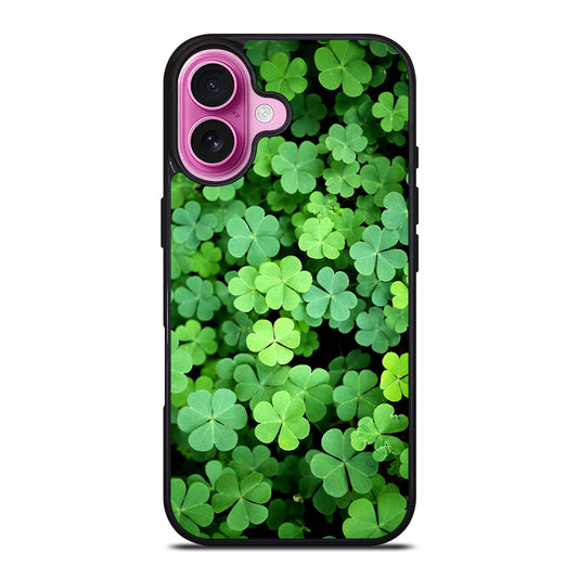 IRISH SHAMROCK CLOVER FLOWER 1 iPhone 16 Plus Case Cover