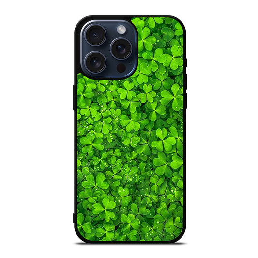 IRISH SHAMROCK CLOVER FLOWER 2 iPhone 15 Pro Max Case Cover