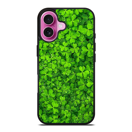 IRISH SHAMROCK CLOVER FLOWER 2 iPhone 16 Plus Case Cover