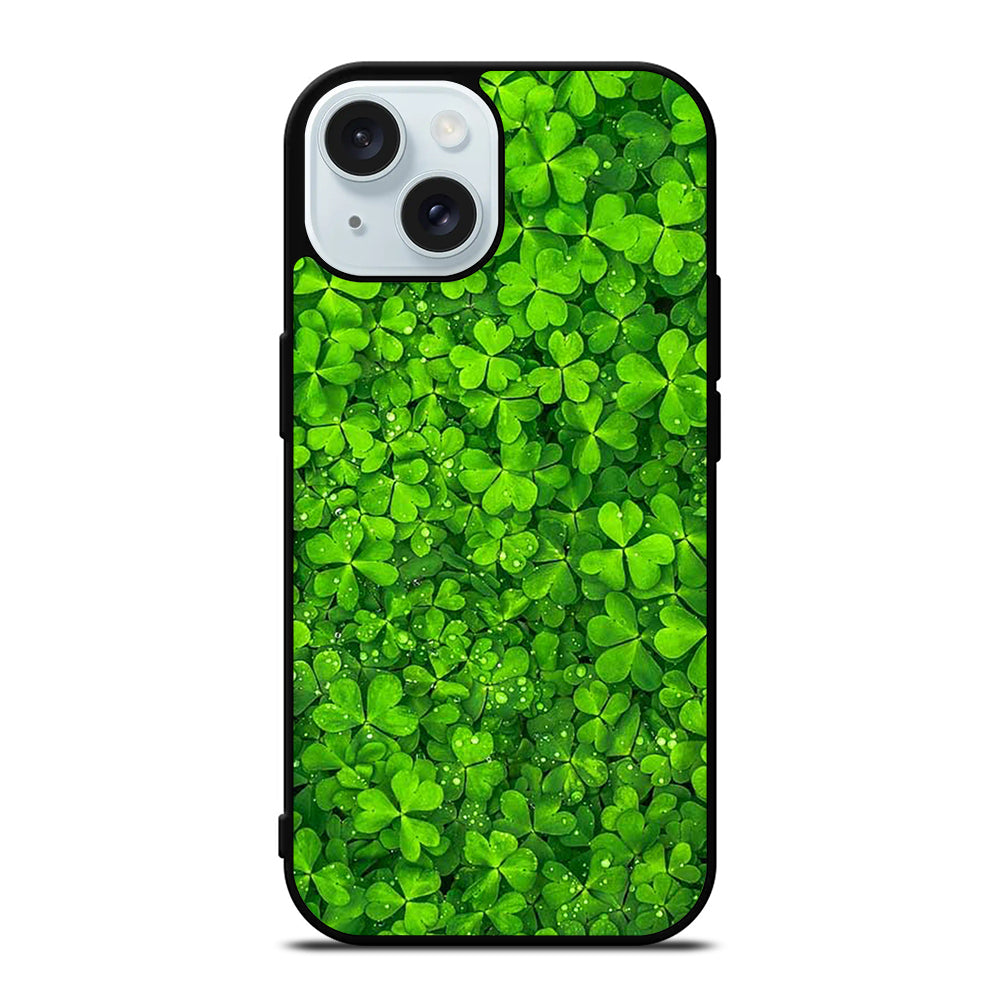 IRISH SHAMROCK CLOVER FLOWER 2 iPhone 15 Case Cover