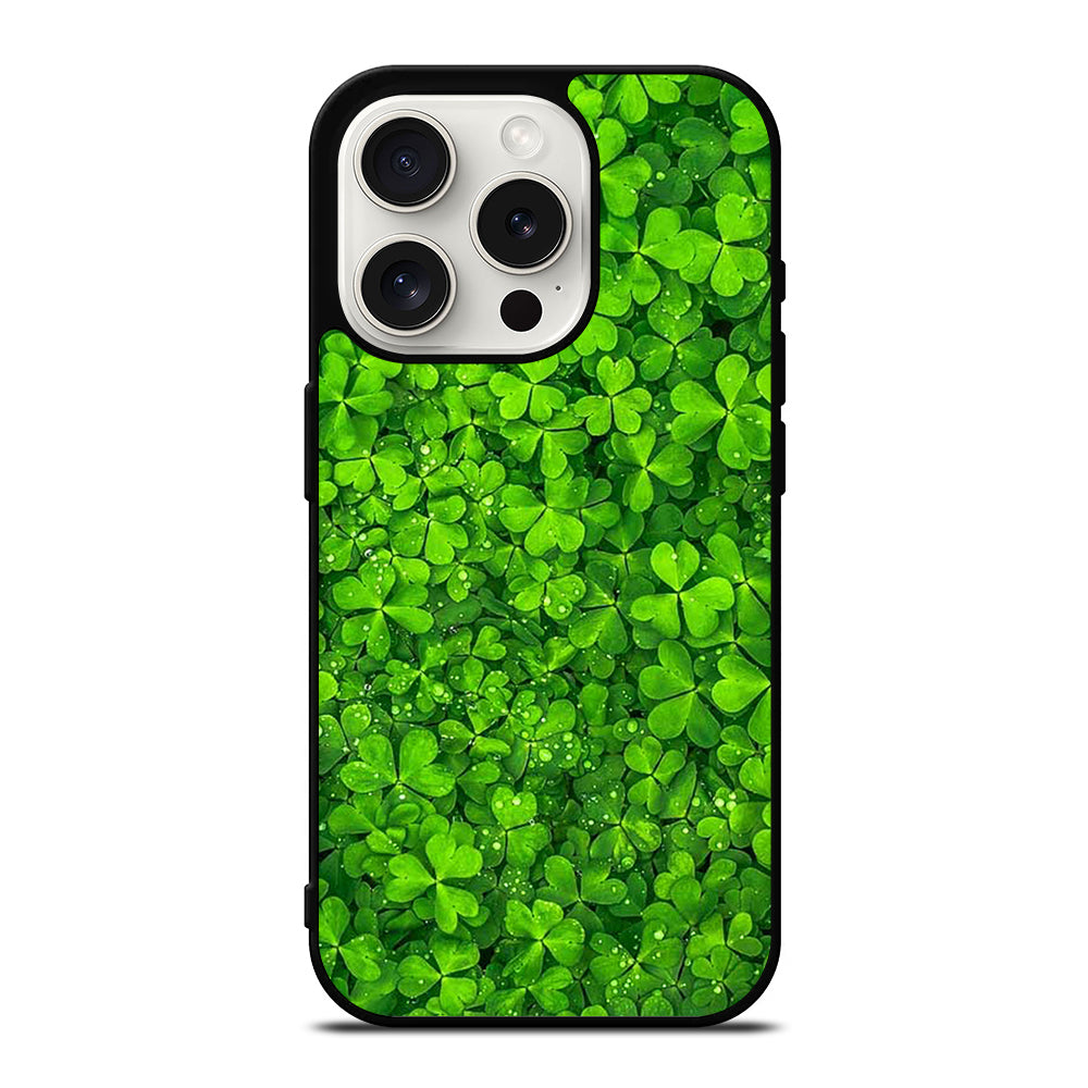 IRISH SHAMROCK CLOVER FLOWER 2 iPhone 15 Pro Case Cover