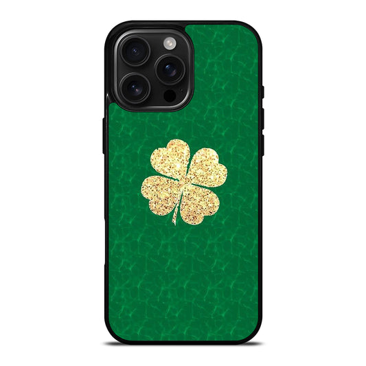 IRISH SHAMROCK CLOVER FLOWER 3 iPhone 16 Pro Max Case Cover
