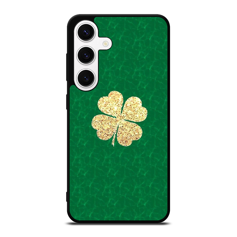 IRISH SHAMROCK CLOVER FLOWER 3 Samsung Galaxy S24 Case Cover