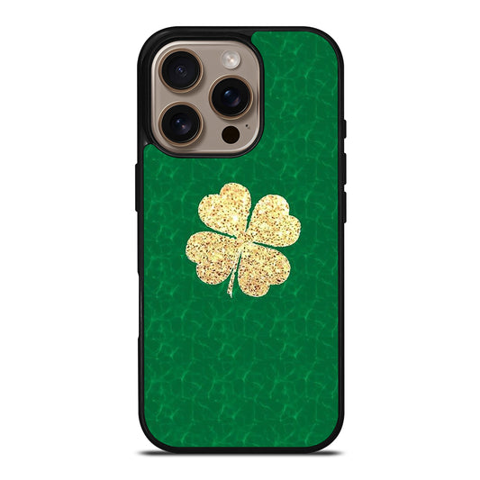 IRISH SHAMROCK CLOVER FLOWER 3 iPhone 16 Pro Case Cover