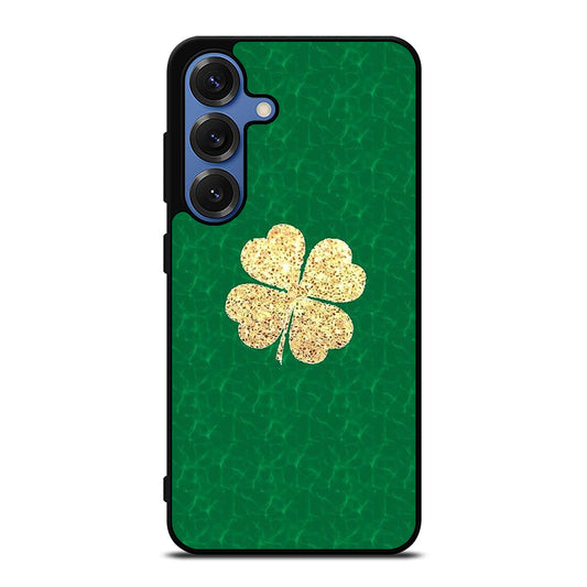 IRISH SHAMROCK CLOVER FLOWER 3 Samsung Galaxy S25 Case Cover