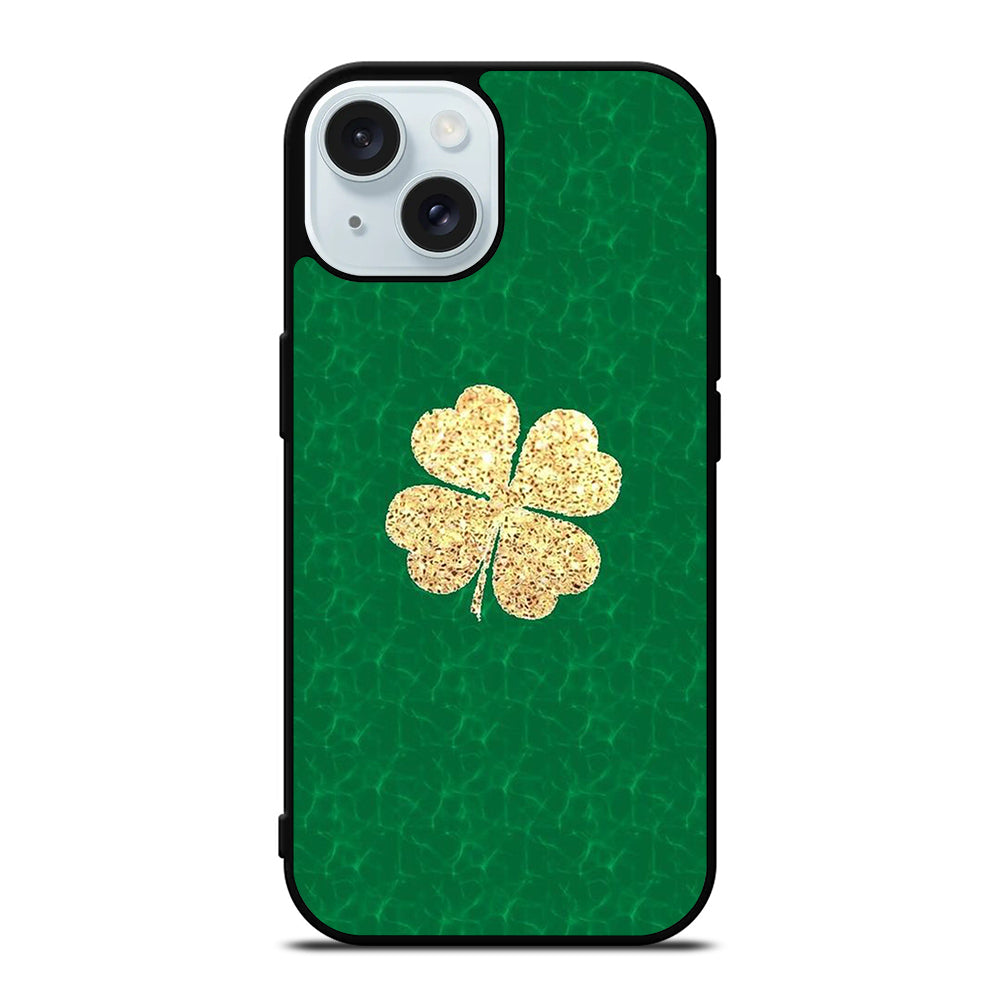 IRISH SHAMROCK CLOVER FLOWER 3 iPhone 15 Case Cover