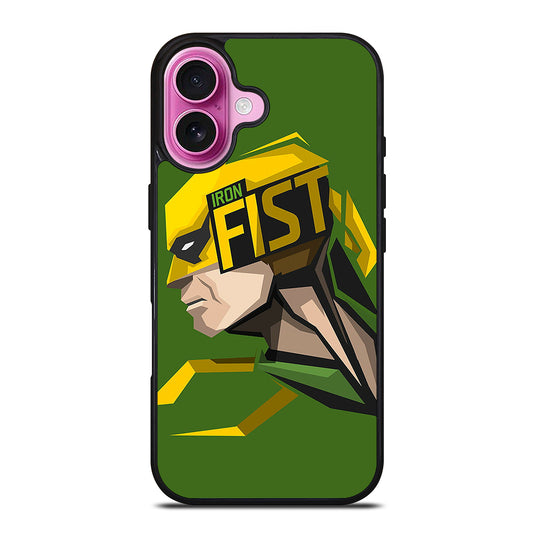 IRON FIST MARVEL CLIPART iPhone 16 Plus Case Cover