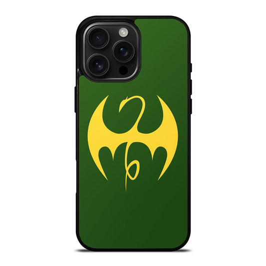 IRON FIST MARVEL LOGO iPhone 16 Pro Max Case Cover