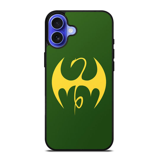 IRON FIST MARVEL LOGO iPhone 16 Case Cover