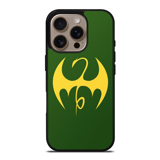 IRON FIST MARVEL LOGO iPhone 16 Pro Case Cover