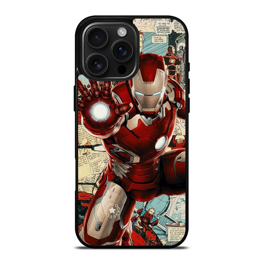 IRON MAN COMIC MARVEL iPhone 16 Pro Max Case Cover