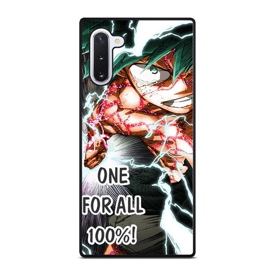 IZUKU MIDORIYA MY HERO ACADEMIA ONE FOR ALL Samsung Galaxy Note 10 Case Cover