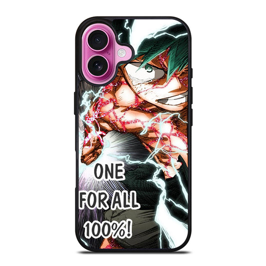 IZUKU MIDORIYA MY HERO ACADEMIA ONE FOR ALL iPhone 16 Plus Case Cover