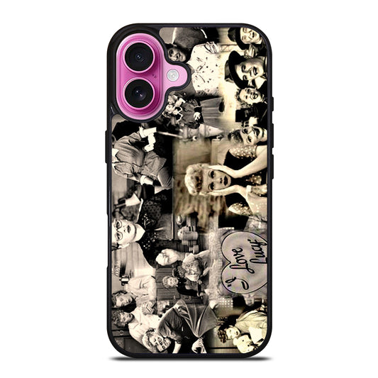 I LOVE LUCY COLLAGE 2 iPhone 16 Plus Case Cover
