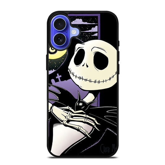 JACK SKELLINGTON NIGHTMARE BEFORE CHRISTMAS CARTOON 2 iPhone 16 Case Cover