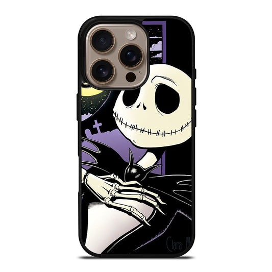JACK SKELLINGTON NIGHTMARE BEFORE CHRISTMAS CARTOON 2 iPhone 16 Pro Case Cover