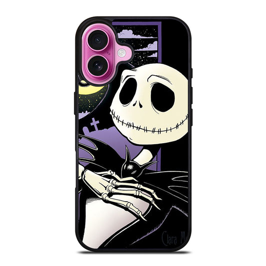 JACK SKELLINGTON NIGHTMARE BEFORE CHRISTMAS CARTOON 2 iPhone 16 Plus Case Cover