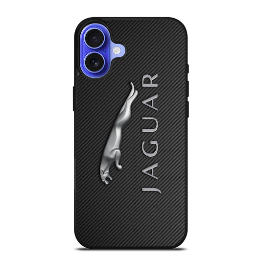 JAGUAR CAR LOGO CARBON iPhone 16 Case Cover