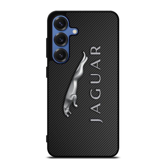 JAGUAR CAR LOGO CARBON Samsung Galaxy S25 Case Cover