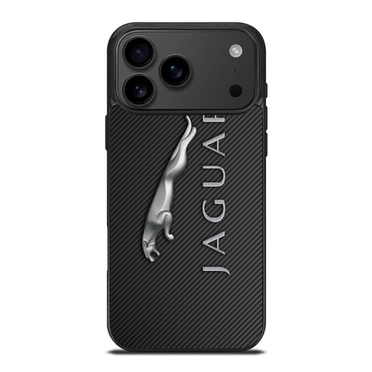 JAGUAR CAR LOGO CARBON iPhone 17 Pro Max Case Cover