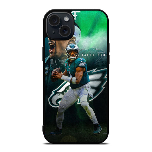 JALEN HURTS PHILADELPHIA EAGLES NFL 1 iPhone 15 Plus Case Cover