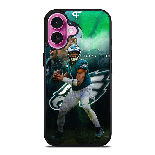 JALEN HURTS PHILADELPHIA EAGLES NFL 1 iPhone 16 Plus Case Cover