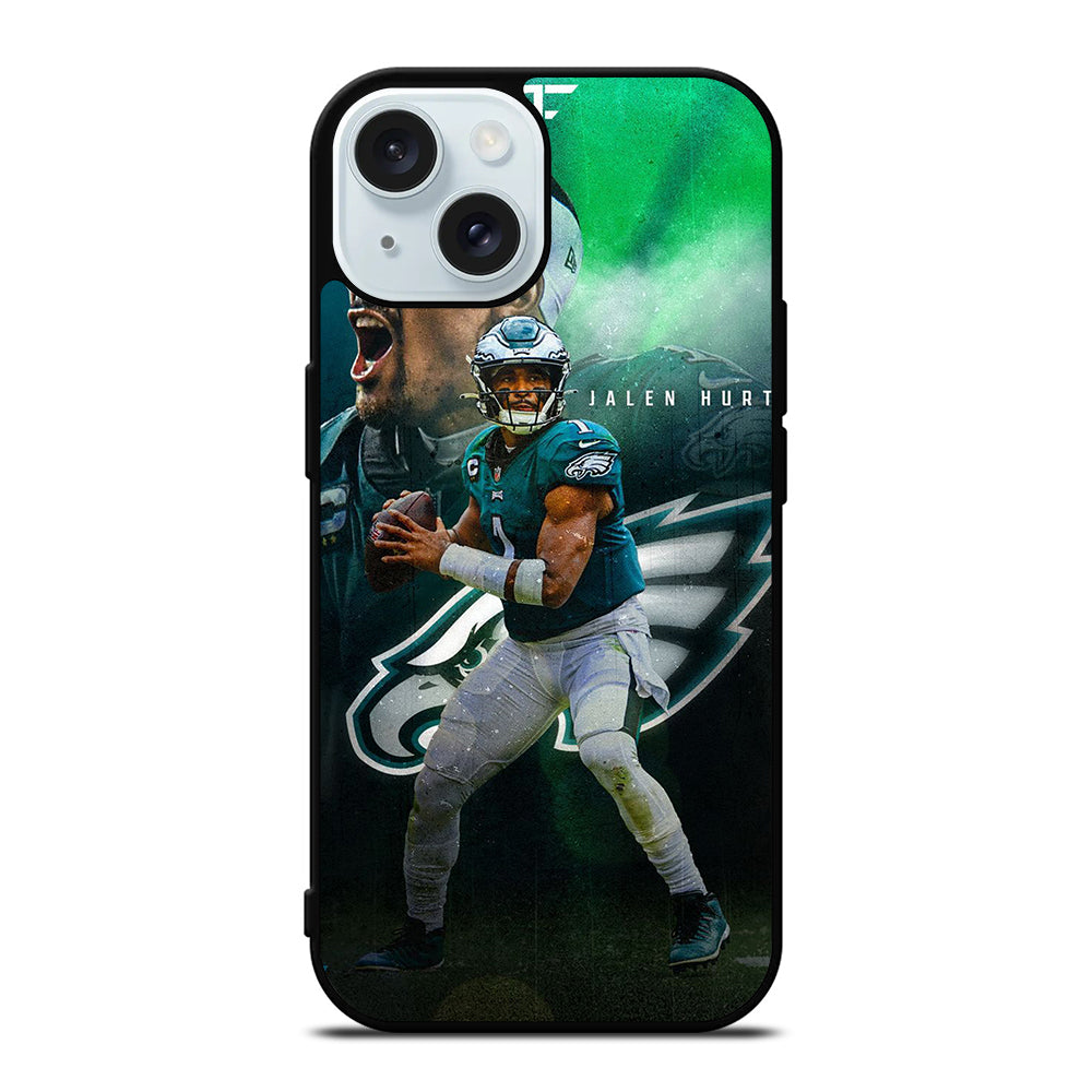 JALEN HURTS PHILADELPHIA EAGLES NFL 1 iPhone 15 Case Cover