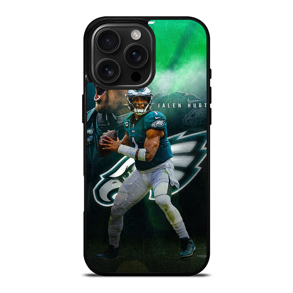JALEN HURTS PHILADELPHIA EAGLES NFL 1 iPhone 16 Pro Max Case Cover