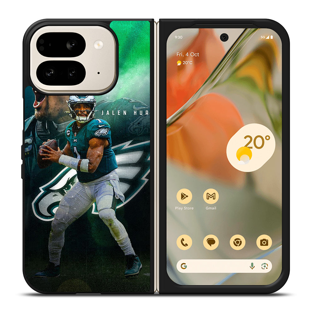 JALEN HURTS PHILADELPHIA EAGLES NFL 1 Google Pixel 9 Pro Fold Case Cover
