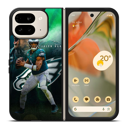 JALEN HURTS PHILADELPHIA EAGLES NFL 1 Google Pixel 9 Pro Fold Case Cover