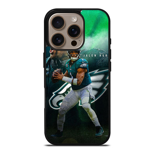 JALEN HURTS PHILADELPHIA EAGLES NFL 1 iPhone 16 Pro Case Cover