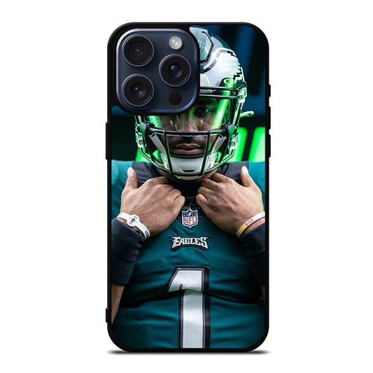 JALEN HURTS PHILADELPHIA EAGLES NFL 3 iPhone 15 Pro Max Case Cover