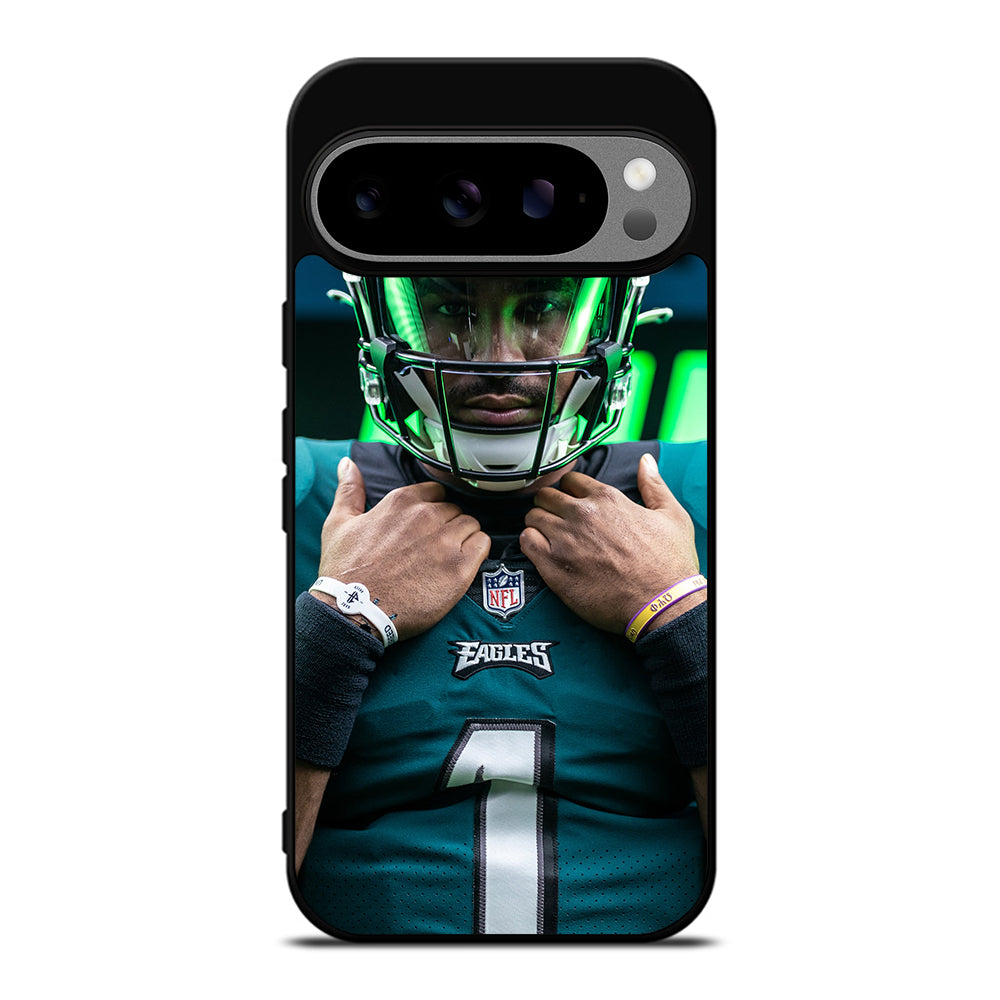 JALEN HURTS PHILADELPHIA EAGLES NFL 3 Google Pixel 9 Pro XL Case Cover