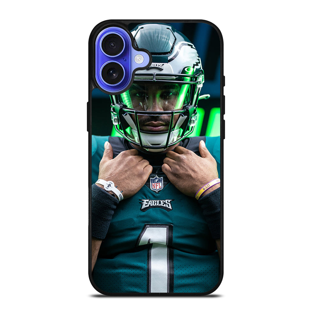 JALEN HURTS PHILADELPHIA EAGLES NFL 3 iPhone 16 Case Cover