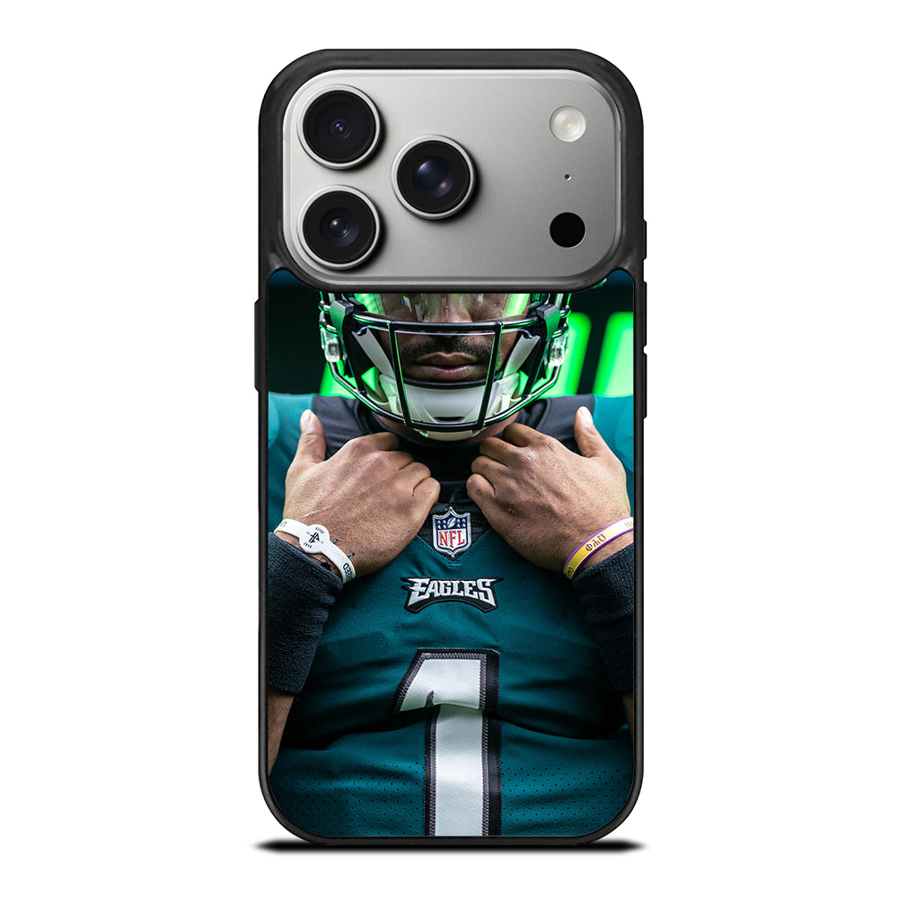 JALEN HURTS PHILADELPHIA EAGLES NFL 3 iPhone 17 Pro Case Cover