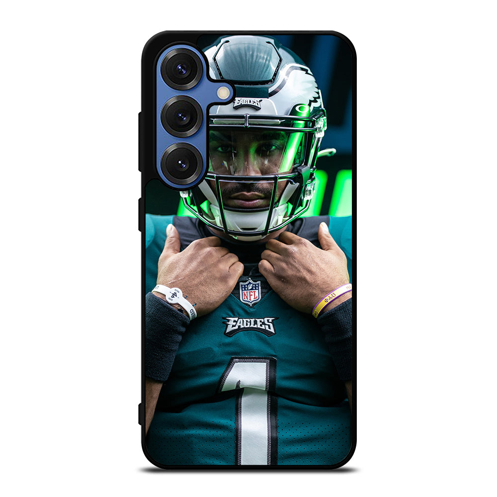 JALEN HURTS PHILADELPHIA EAGLES NFL 3 Samsung Galaxy S25 Case Cover