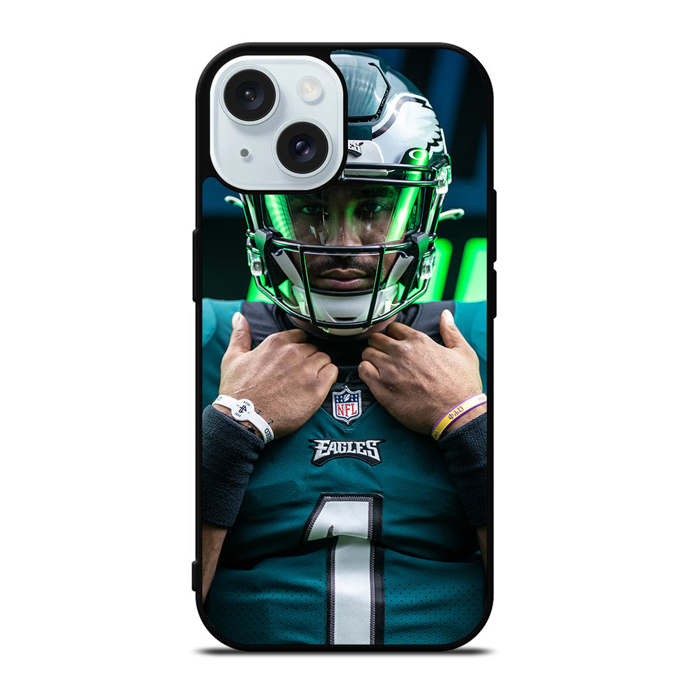 JALEN HURTS PHILADELPHIA EAGLES NFL 3 iPhone 15 Case Cover