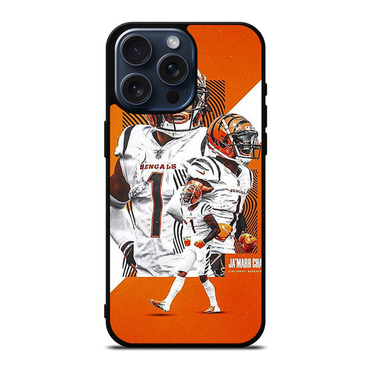 JAMARR CHASE CINCINNATI BENGALS AMERICAN FOOTBALL iPhone 15 Pro Max Case Cover