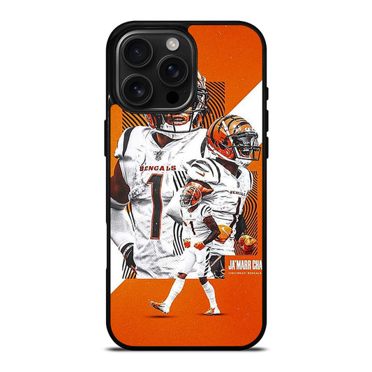 JAMARR CHASE CINCINNATI BENGALS AMERICAN FOOTBALL iPhone 16 Pro Max Case Cover